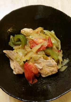 ダイエット　鯛デトックス野菜炒め-レシピのメイン写真