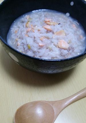 残った焼き鮭であったかほっこり雑炊☆-レシピのメイン写真