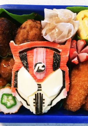 ☆キャラ弁☆仮面ライダー ドライブ-レシピのメイン写真