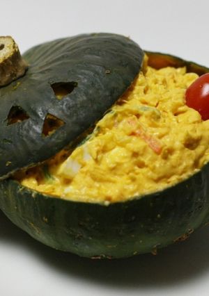 カボチャまるごとオトナのパンプキンサラダ-レシピのメイン写真