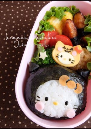 お弁当 キャラ弁♡ハロウィン キティ-レシピのメイン写真