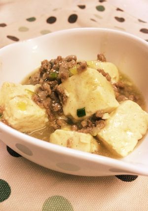 簡単!辛くない塩マーボー豆腐☆-レシピのメイン写真