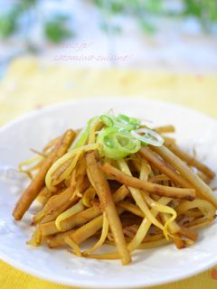 シャッキリ☆牛蒡ともやしのカレー炒め♪-レシピのメイン写真