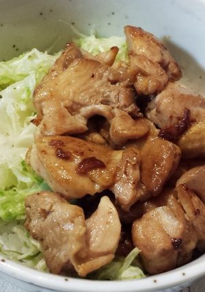 スパイシーチキン丼-レシピのメイン写真