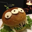 ハロウィンのハンバーガー