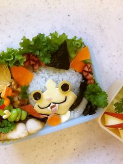 妖怪ウォッチ☆ガブニャン❤️のキャラ弁☆-レシピのメイン写真
