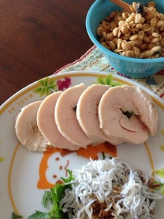 塩麹鶏ハム 大葉しょうが巻き-レシピのメイン写真