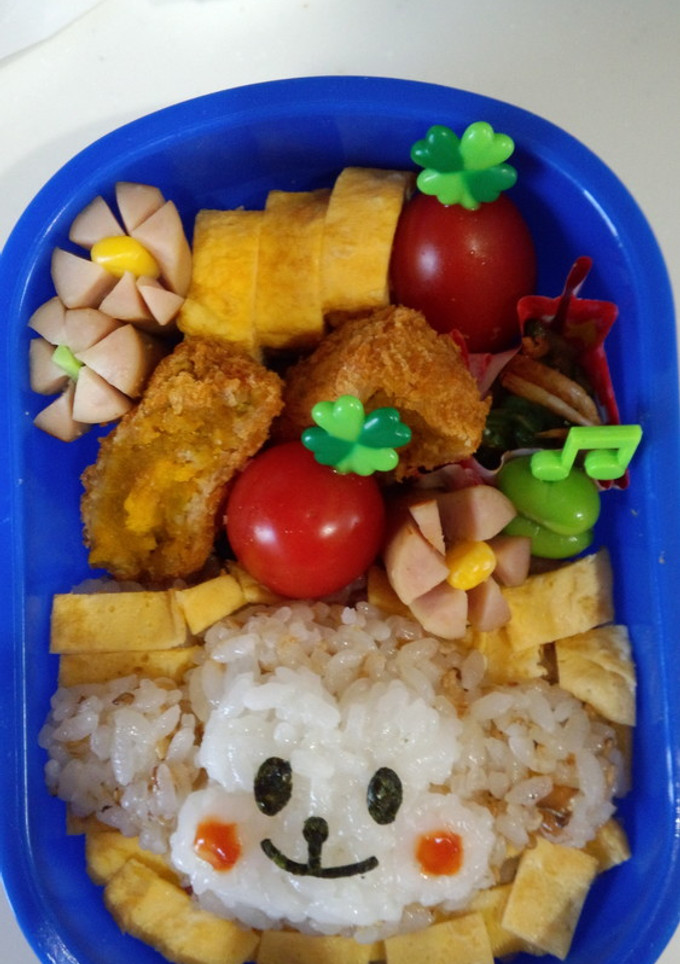 おさるさんのお弁当～幼稚園児-レシピのメイン写真
