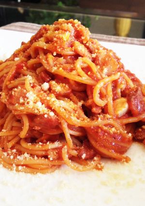 トマトとベーコンのうまうまパスタ-レシピのメイン写真