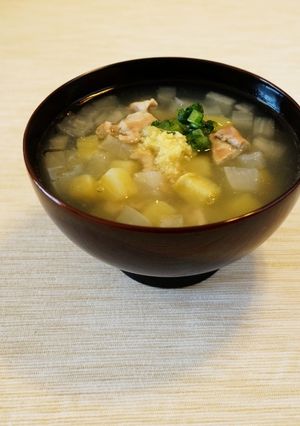 すりおろしさつま芋入り♪ほの甘～いおつゆ-レシピのメイン写真
