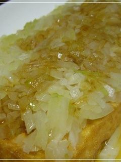 2分で簡単☆厚揚げのレンチン♪-レシピのメイン写真