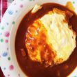 休日のひとりランチ♪オムカレー
