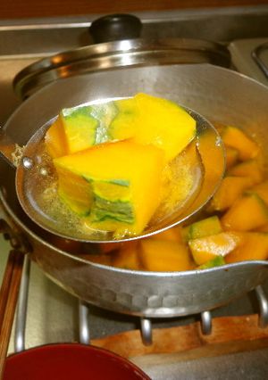 最速のかぼちゃの味噌汁-レシピのメイン写真