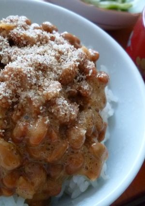 韓国風!?味の納豆ごはん-レシピのメイン写真