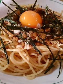我が家の☆梅納豆スパゲティー☆-レシピのメイン写真