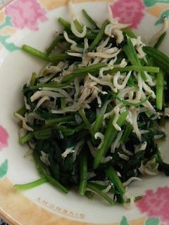 簡単 しらすとサラダほうれん草のお浸し-レシピのメイン写真