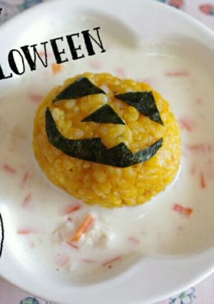 簡単ハロウィン離乳食♪-レシピのメイン写真