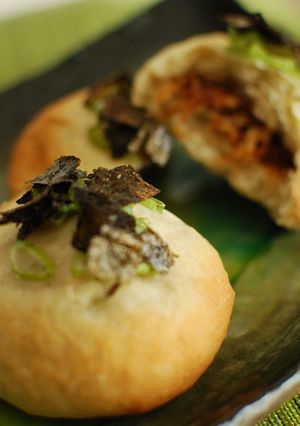 ☽和風☽蕎麦粉ネギパン-レシピのメイン写真