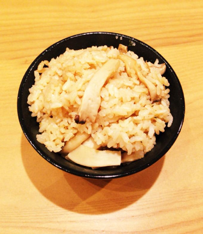 松茸の味お吸いもので炊き込みごはん-レシピのメイン写真