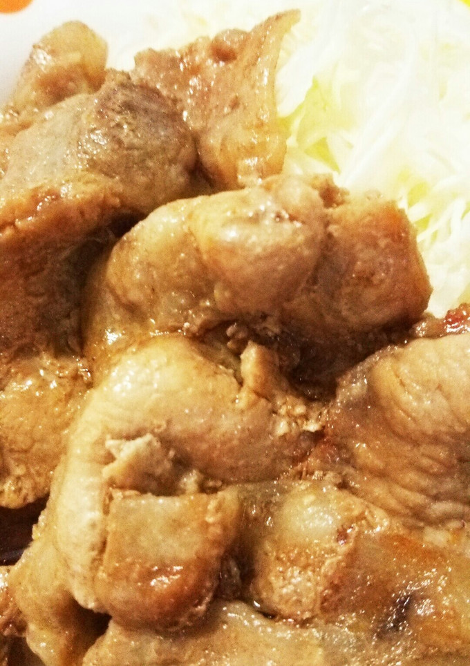 ツユダク☆豚肉のしょうが焼き-レシピのメイン写真