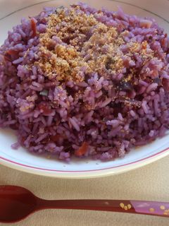 紫にんじんの炊き込みご飯-レシピのメイン写真