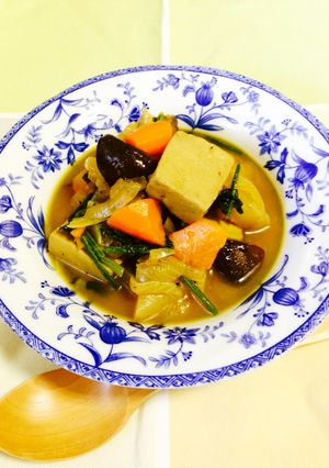 高野豆腐の和風カレースープ煮込み♪-レシピのメイン写真