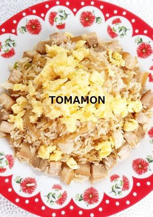簡単リメイク✿豚角煮たまごチャーハン✿-レシピのメイン写真