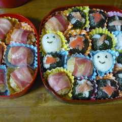 รูปของ 美味しい♡ベーコン巻きおにぎり