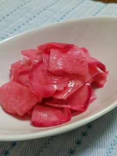 赤かぶと大根の甘酢漬け-レシピのメイン写真