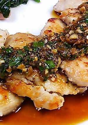 鶏むね肉◆青じそとネギの甘酢ダレ◆-レシピのメイン写真