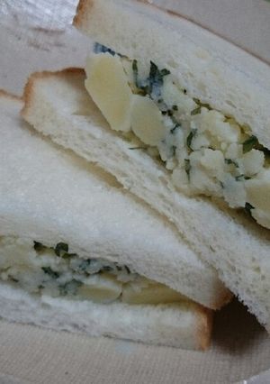 さっぱりポテトサラダのサンドイッチ！-レシピのメイン写真