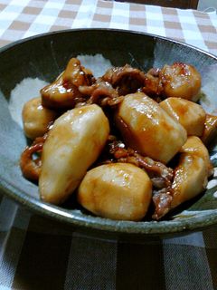 昔ながらの里芋と豚コマの☆煮ころがし☆-レシピのメイン写真