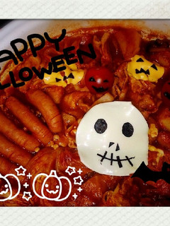 トマト鍋でハロウィン デコ鍋?-レシピのメイン写真