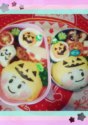キャラ弁 ハロウィン♪-レシピのメイン写真