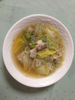 白菜と鶏肉のあったかスープ-レシピのメイン写真