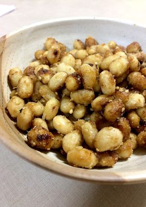 とっても簡単！蒸し大豆の甘辛コロコロ-レシピのメイン写真