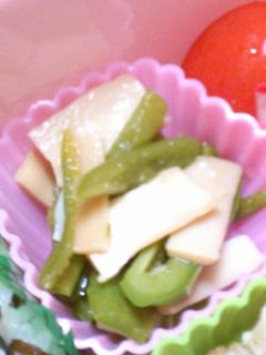 レンジde簡単♪ピーマンの和えもの-レシピのメイン写真