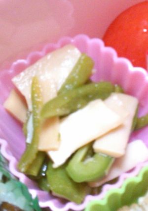 レンジde簡単♪ピーマンの和えもの-レシピのメイン写真