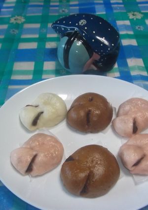 おじぎまんじゅう(ありがとう)-レシピのメイン写真