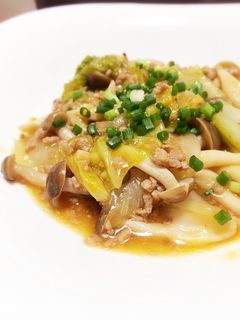 しめじたっぷり麻婆白菜-レシピのメイン写真