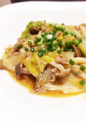 しめじたっぷり麻婆白菜-レシピのメイン写真