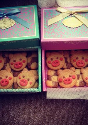 写真の説明付き★高校生作ブタクッキー!-レシピのメイン写真