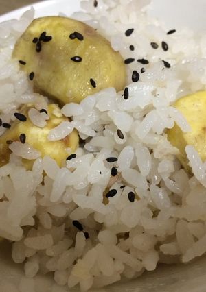 素朴な味付け、栗ごはん。シンプルレシピ-レシピのメイン写真