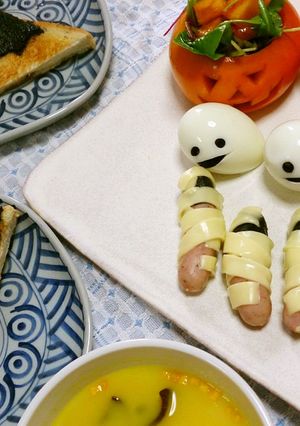 ハロウィン　ブレックファースト-レシピのメイン写真