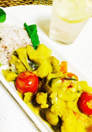 ココナッツカレー-レシピのメイン写真