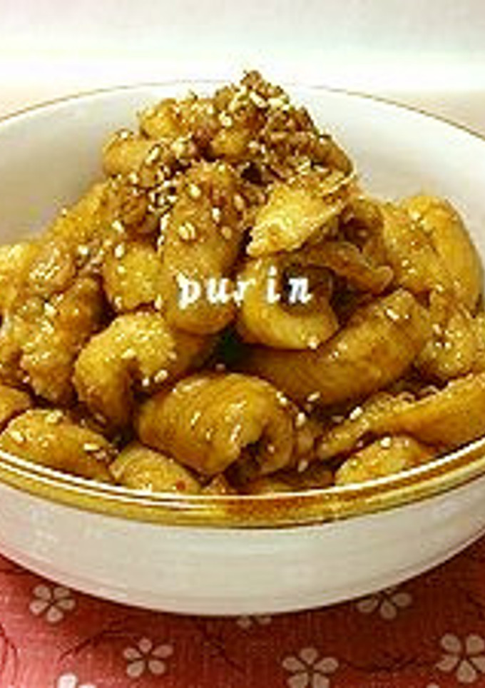 おつまみにも♪鶏皮の豆板醤炒め-レシピのメイン写真