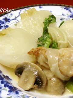 かぶとチキンのレモンクリーム煮-レシピのメイン写真