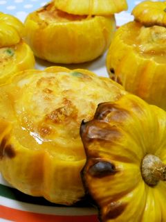 まるごとカボチャのハロウィンキッシュ-レシピのメイン写真