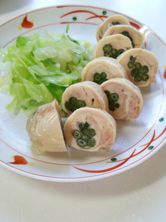 鶏モモしっとり肉巻き#オードブル#八幡巻-レシピのメイン写真