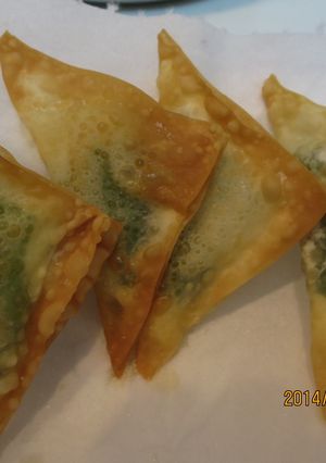 シュウマイの皮で大葉チーズ揚げ-レシピのメイン写真